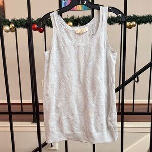Michael Kors Light Gray Knit Tank Top